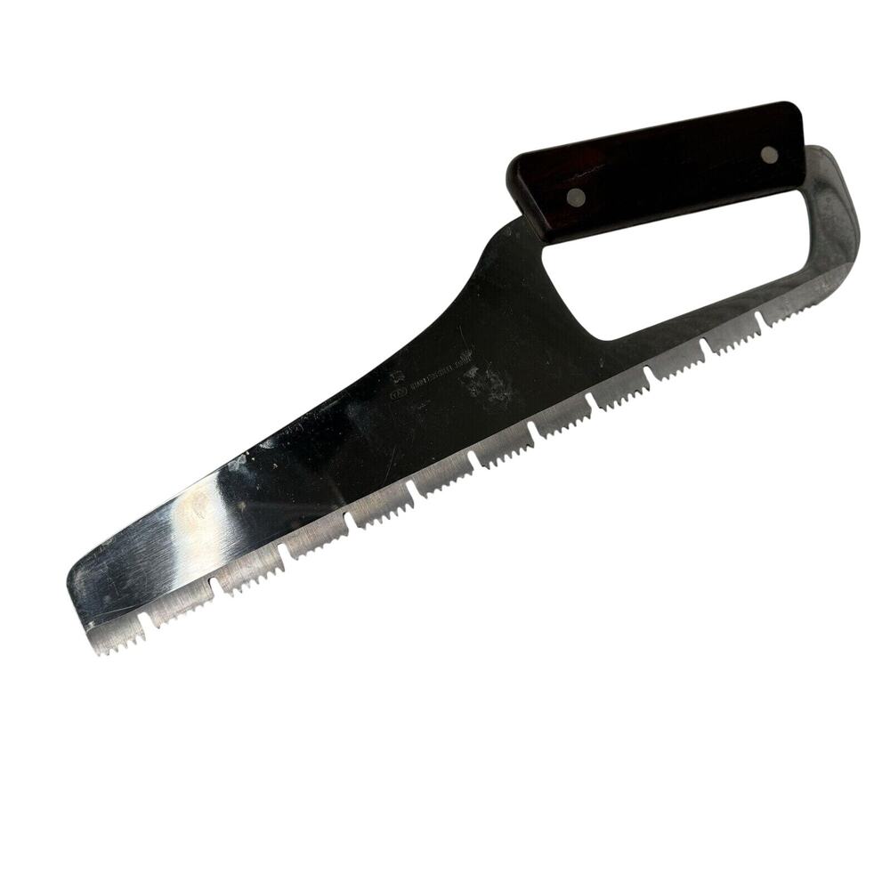 Yax Stainless Steel Kitchen Saw/Knife #416982 Wood Handle Vintage? - HBN
